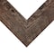 Craig Frames American Barn Brown Oak Picture Frame with Mat